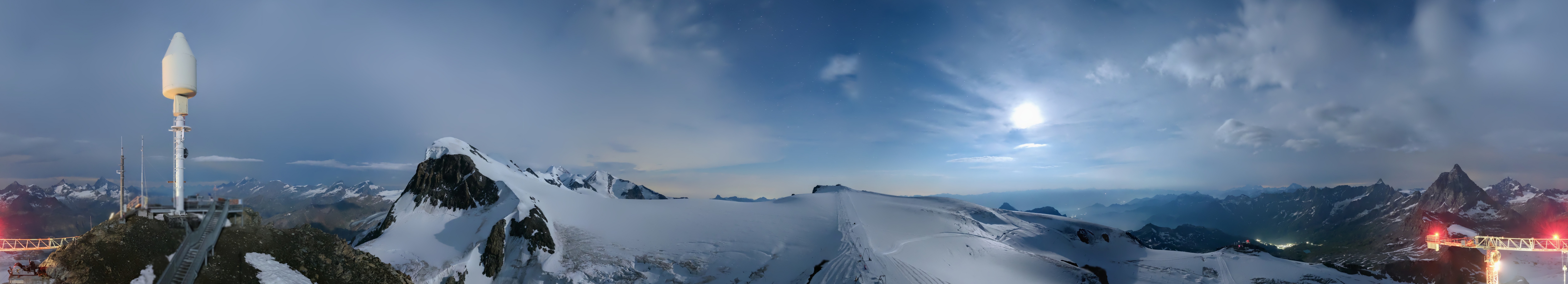 Archived image Webcam Kleinmatterhorn Zermatt