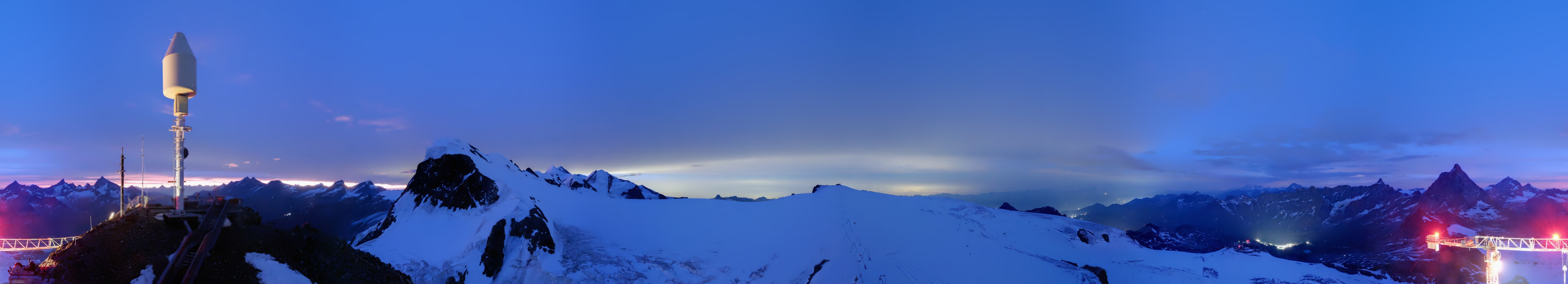 Archived image Webcam Kleinmatterhorn Zermatt