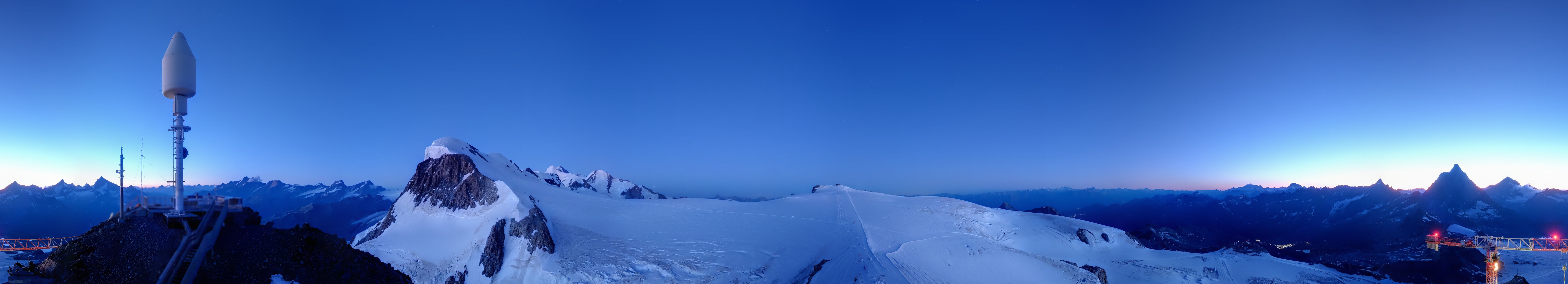 Archiv Foto Webcam Kleinmatterhorn Zermatt