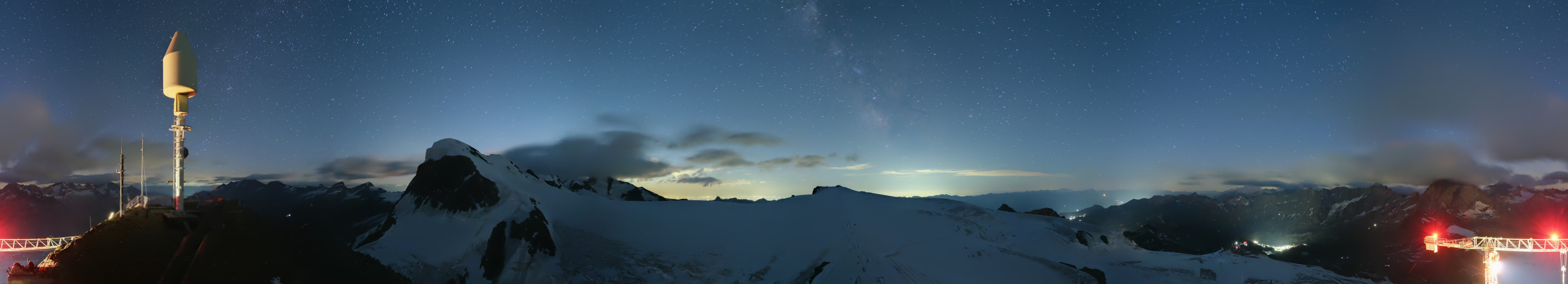 Archiv Foto Webcam Kleinmatterhorn Zermatt