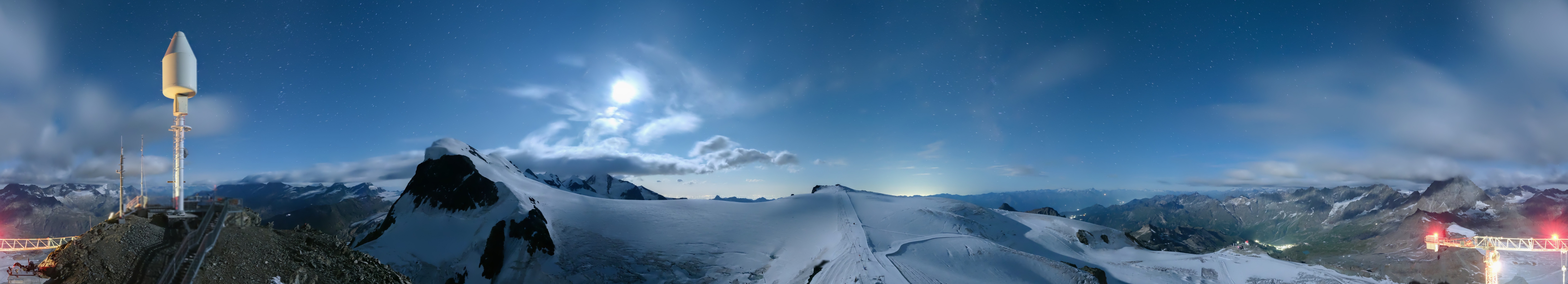 Archiv Foto Webcam Kleinmatterhorn Zermatt