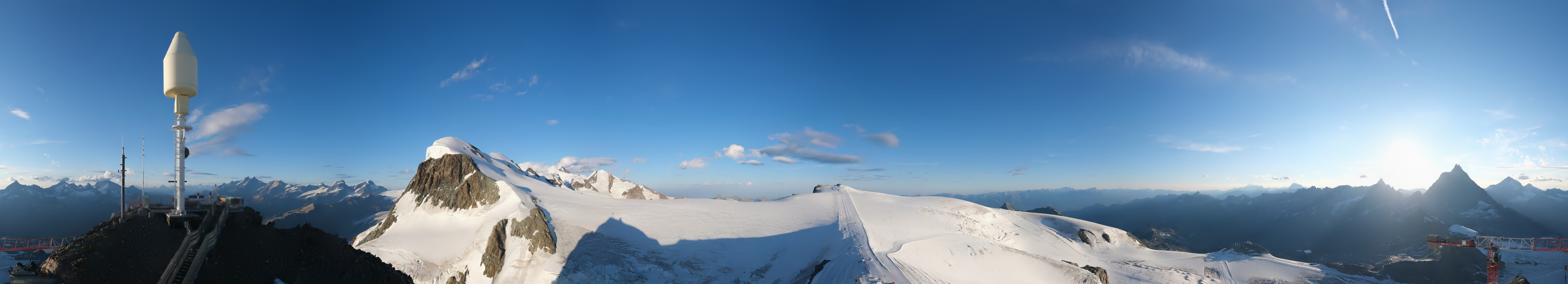 Archiv Foto Webcam Kleinmatterhorn Zermatt