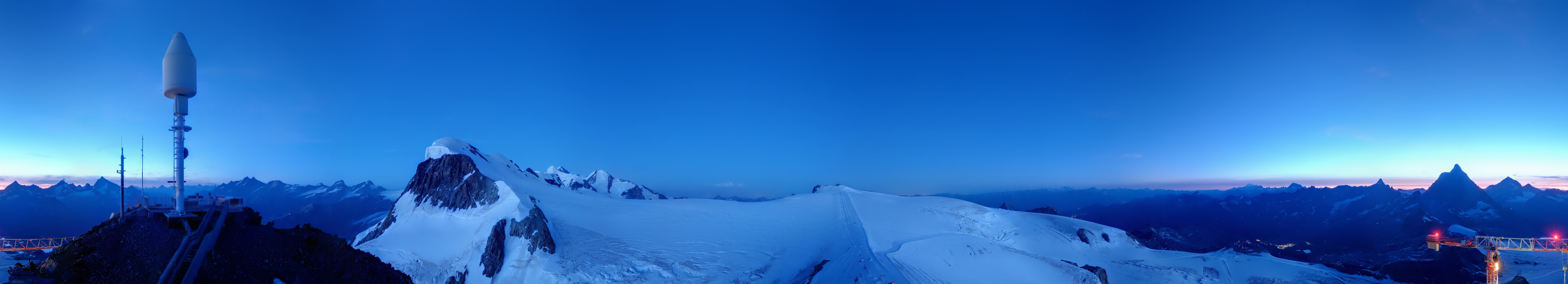 Archiv Foto Webcam Kleinmatterhorn Zermatt