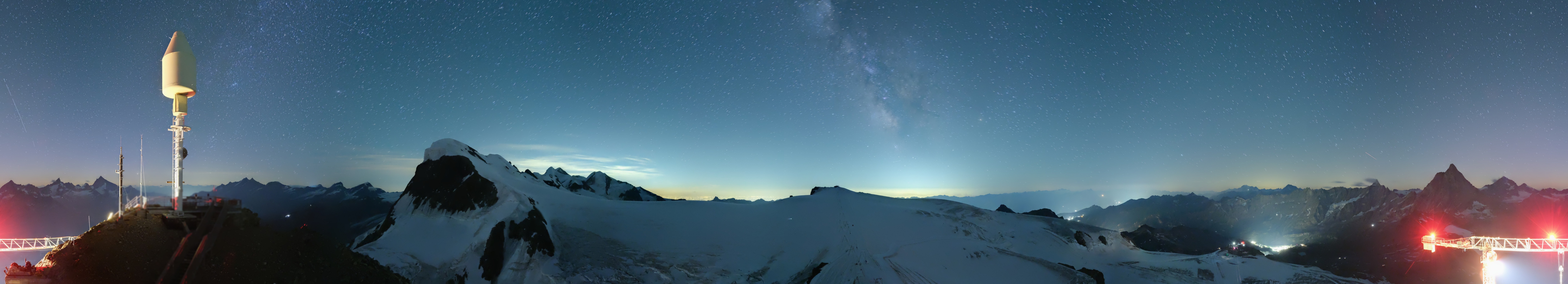 Archiv Foto Webcam Kleinmatterhorn Zermatt