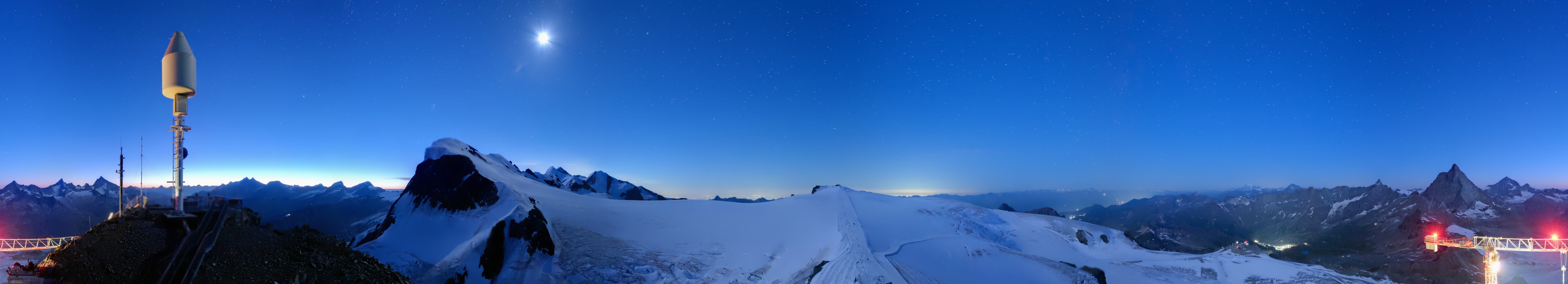Archiv Foto Webcam Kleinmatterhorn Zermatt