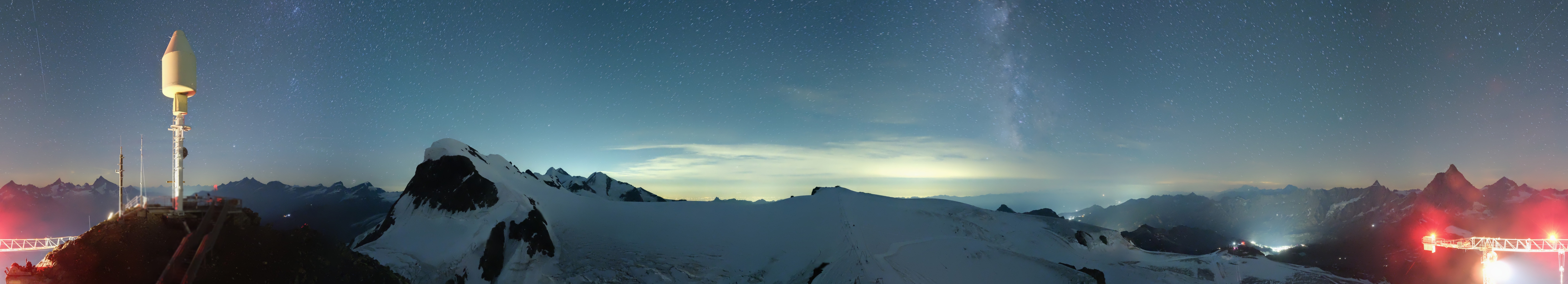 Archiv Foto Webcam Kleinmatterhorn Zermatt