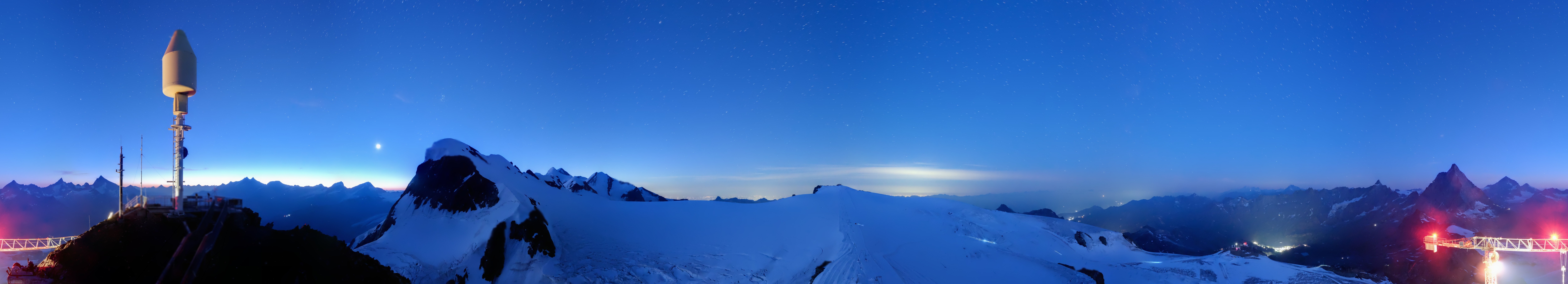 Archiv Foto Webcam Kleinmatterhorn Zermatt