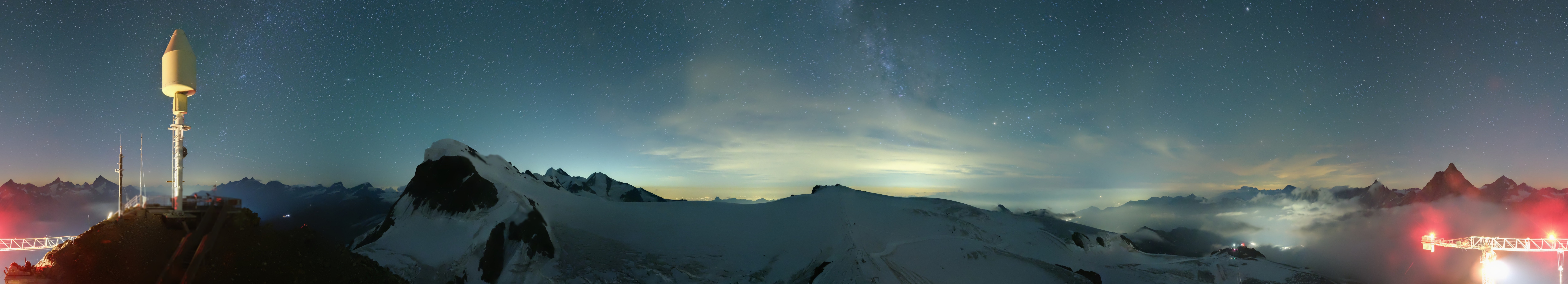 Archiv Foto Webcam Kleinmatterhorn Zermatt