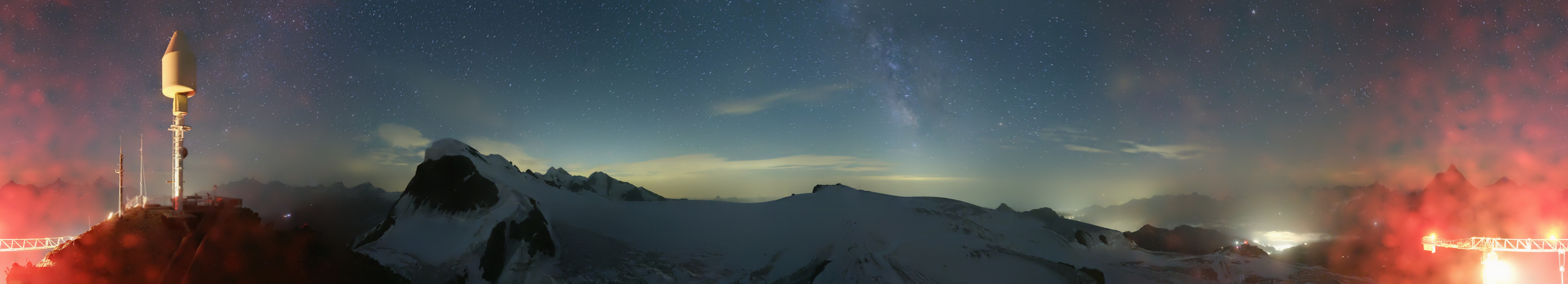 Archiv Foto Webcam Kleinmatterhorn Zermatt