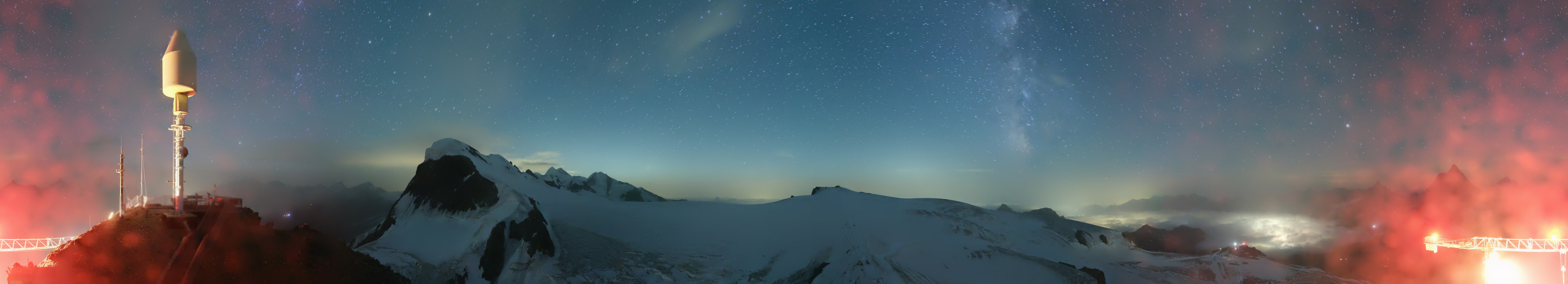 Archiv Foto Webcam Kleinmatterhorn Zermatt