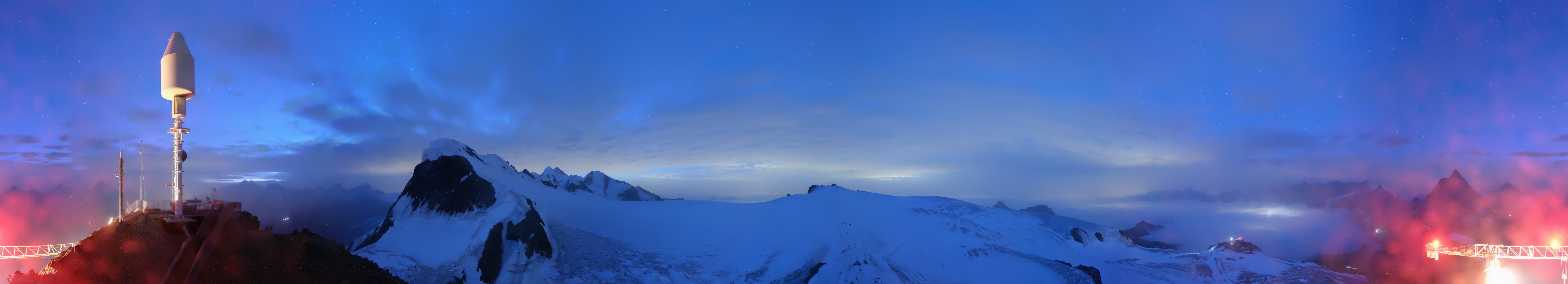 Archiv Foto Webcam Kleinmatterhorn Zermatt