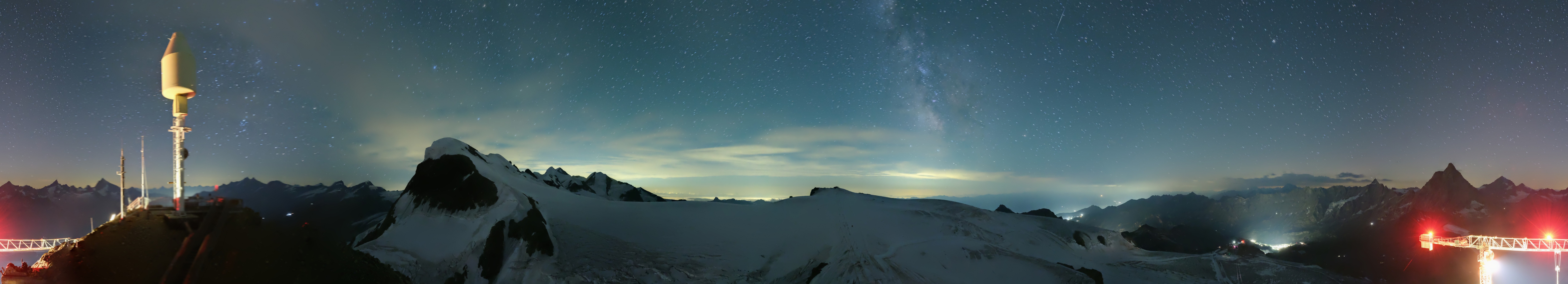 Archived image Webcam Kleinmatterhorn Zermatt