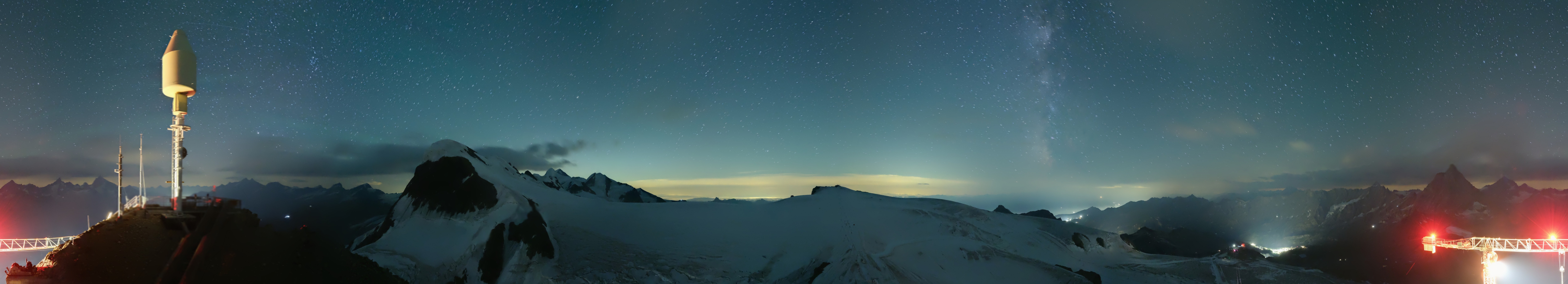Archived image Webcam Kleinmatterhorn Zermatt