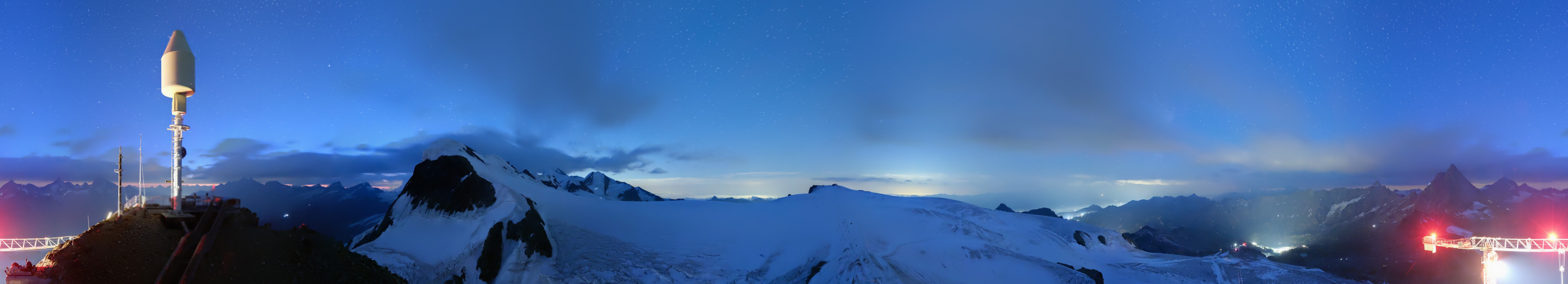 Archived image Webcam Kleinmatterhorn Zermatt