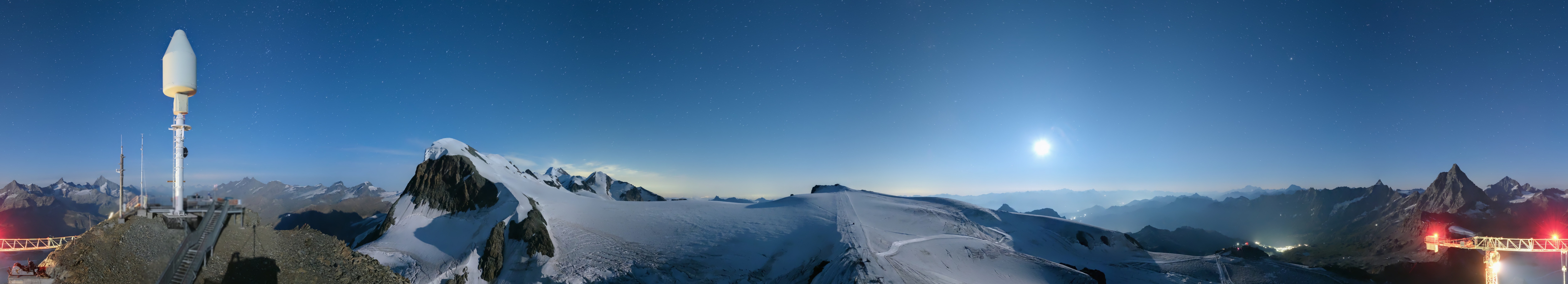 Archiv Foto Webcam Kleinmatterhorn Zermatt