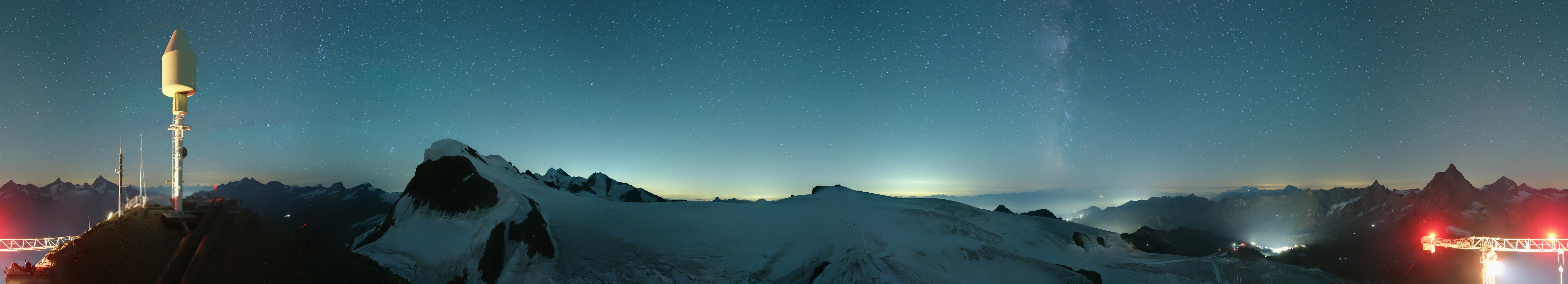 Archiv Foto Webcam Kleinmatterhorn Zermatt