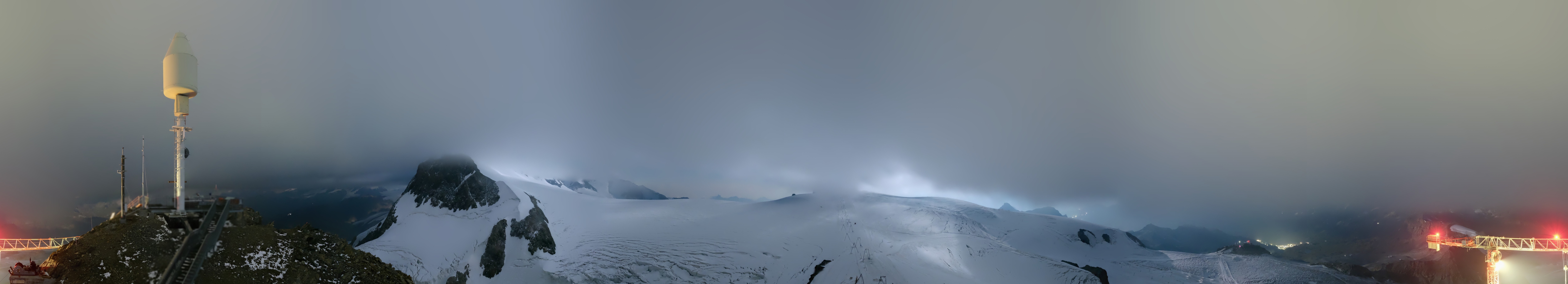 Archiv Foto Webcam Kleinmatterhorn Zermatt