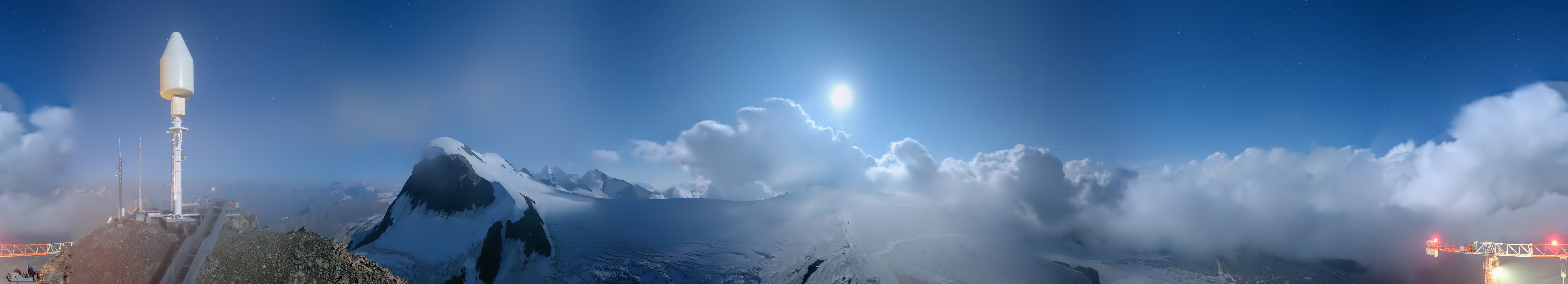 Archived image Webcam Kleinmatterhorn Zermatt