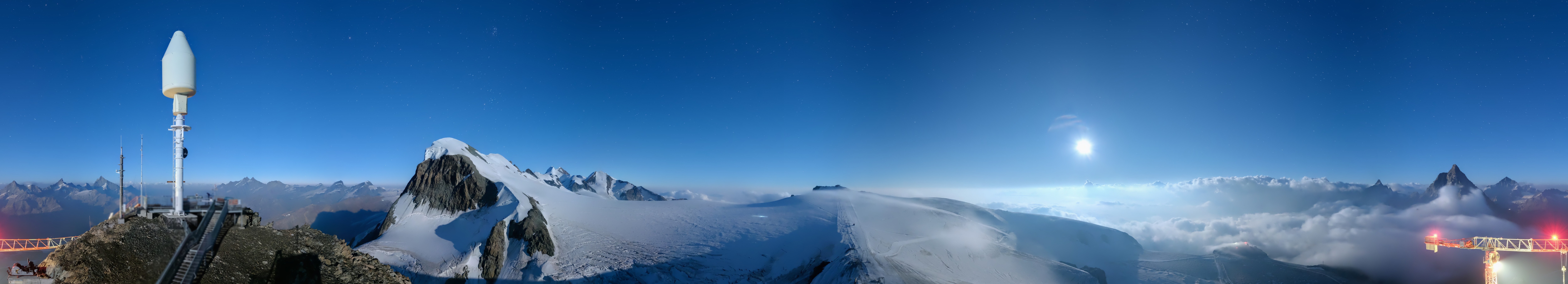 Archived image Webcam Kleinmatterhorn Zermatt