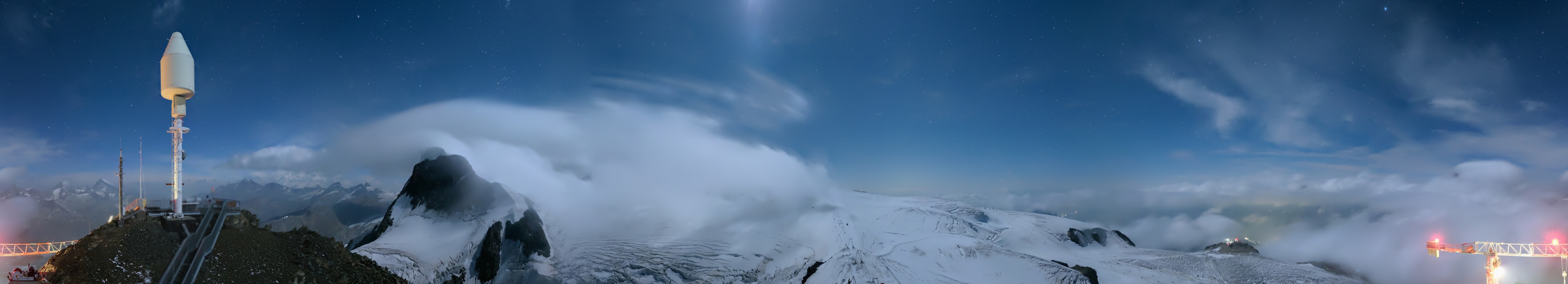 Archived image Webcam Kleinmatterhorn Zermatt