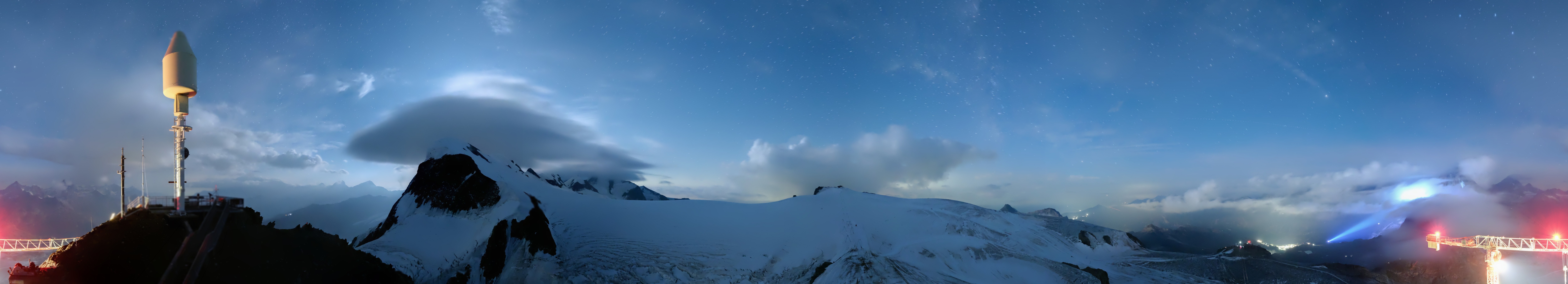 Archiv Foto Webcam Kleinmatterhorn Zermatt