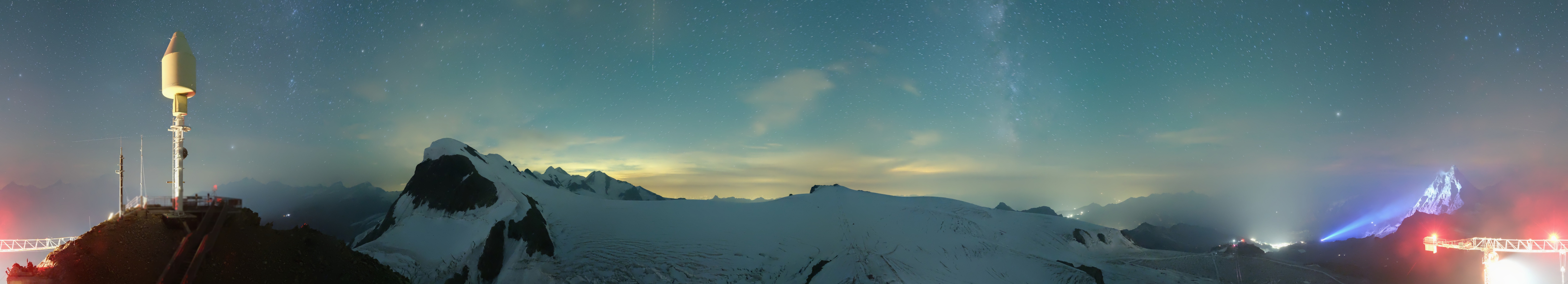 Archiv Foto Webcam Kleinmatterhorn Zermatt