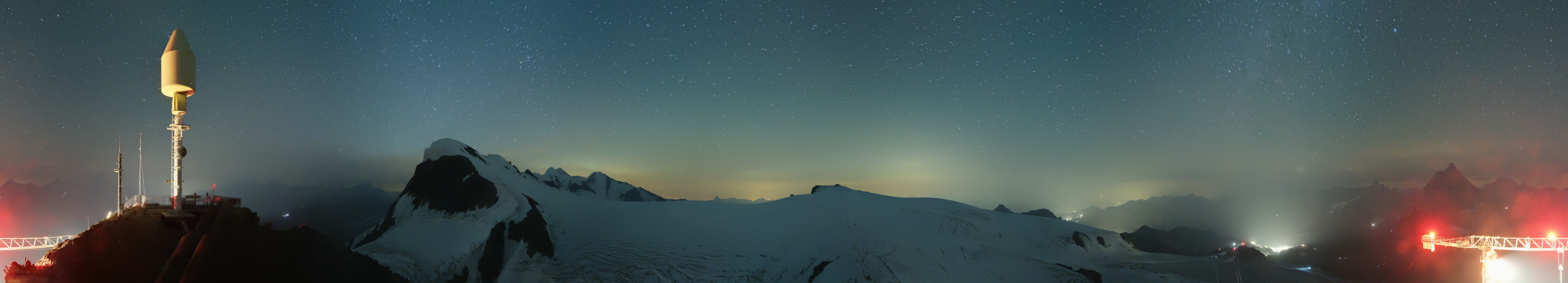 Archiv Foto Webcam Kleinmatterhorn Zermatt