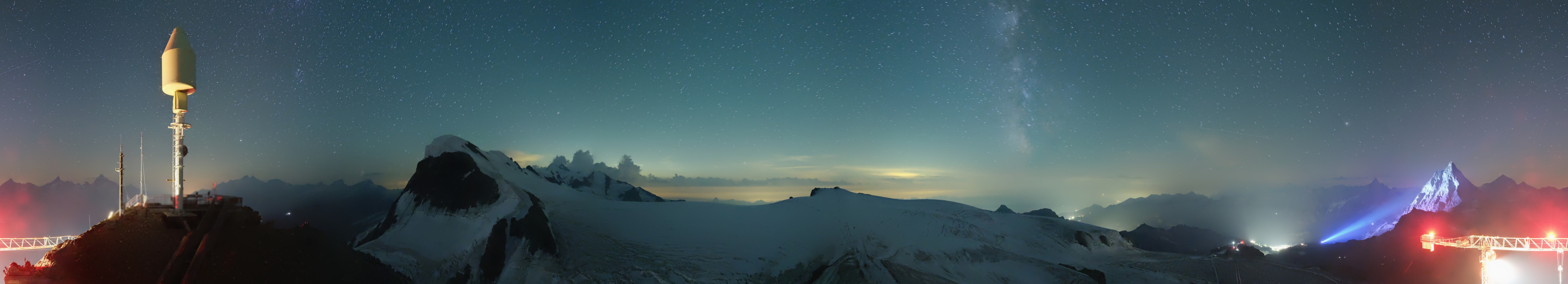 Archived image Webcam Kleinmatterhorn Zermatt