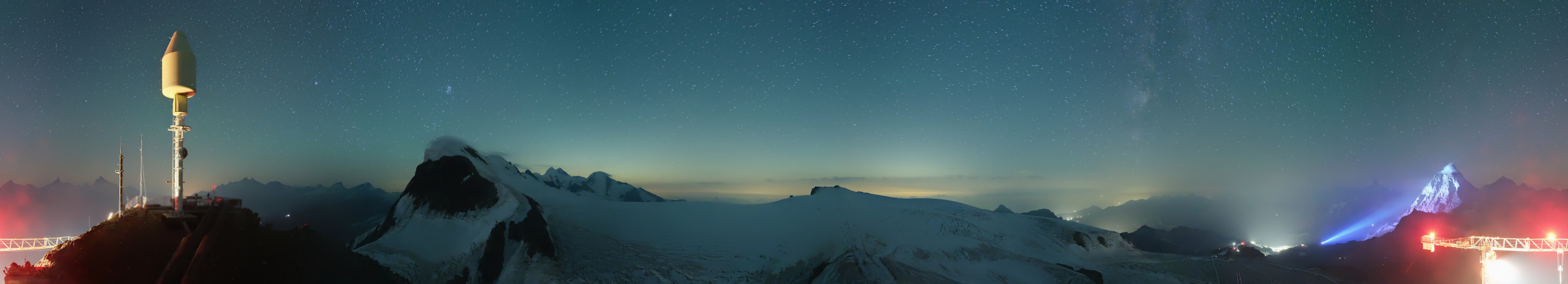Archived image Webcam Kleinmatterhorn Zermatt