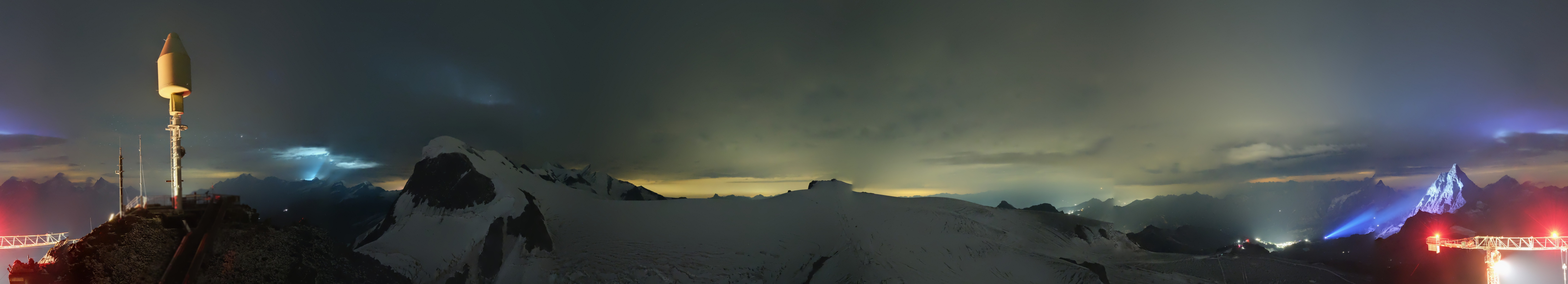 Archiv Foto Webcam Kleinmatterhorn Zermatt