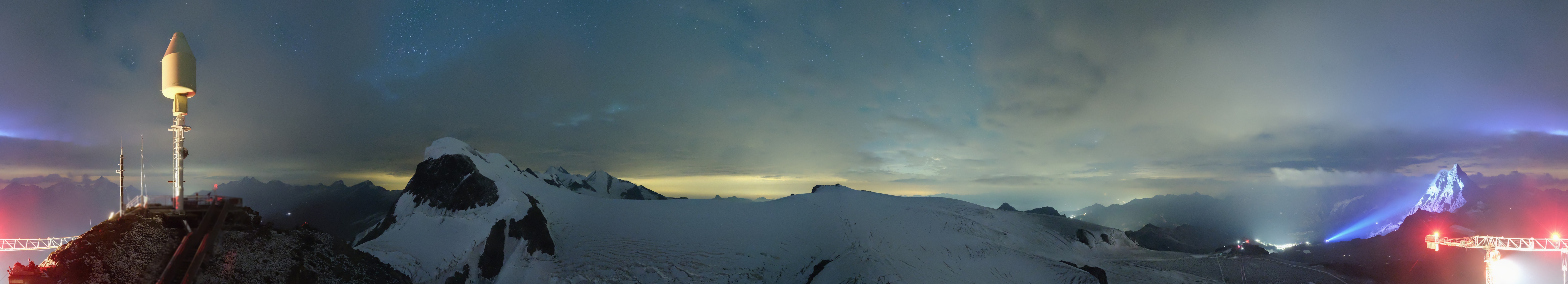 Archiv Foto Webcam Kleinmatterhorn Zermatt