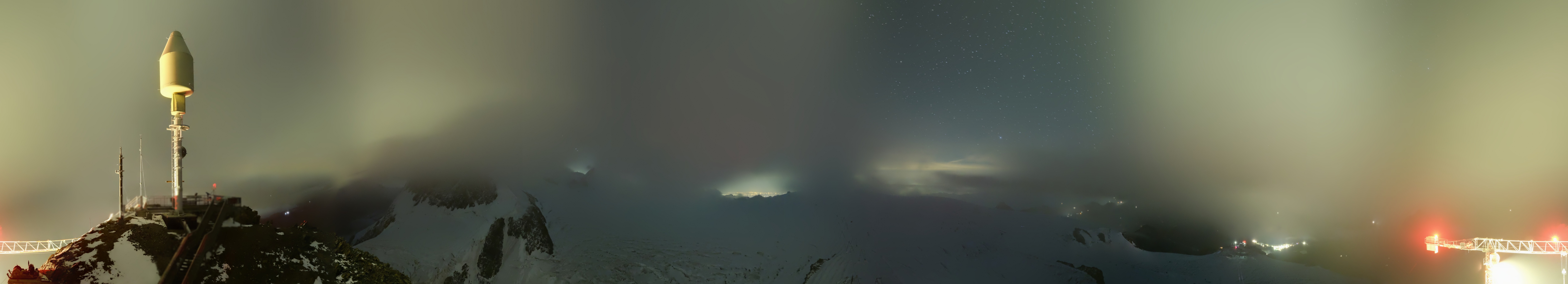 Archiv Foto Webcam Kleinmatterhorn Zermatt