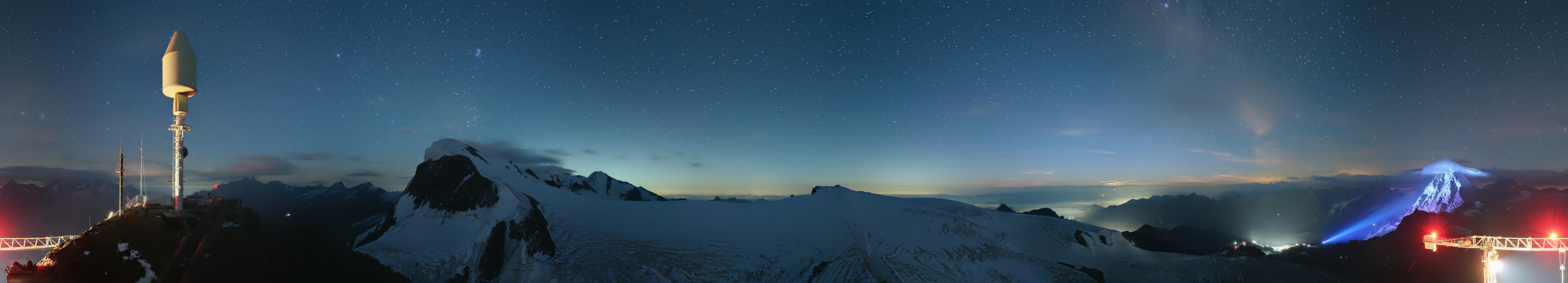 Archiv Foto Webcam Kleinmatterhorn Zermatt