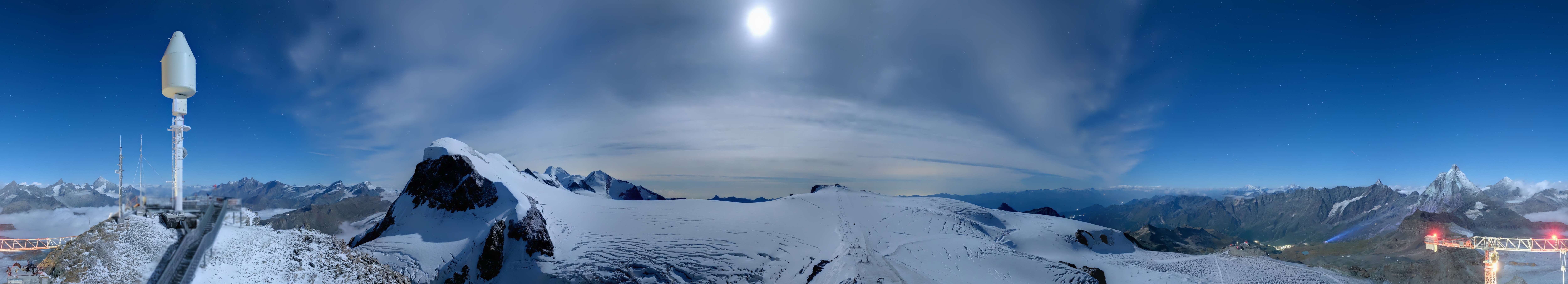 Archiv Foto Webcam Kleinmatterhorn Zermatt