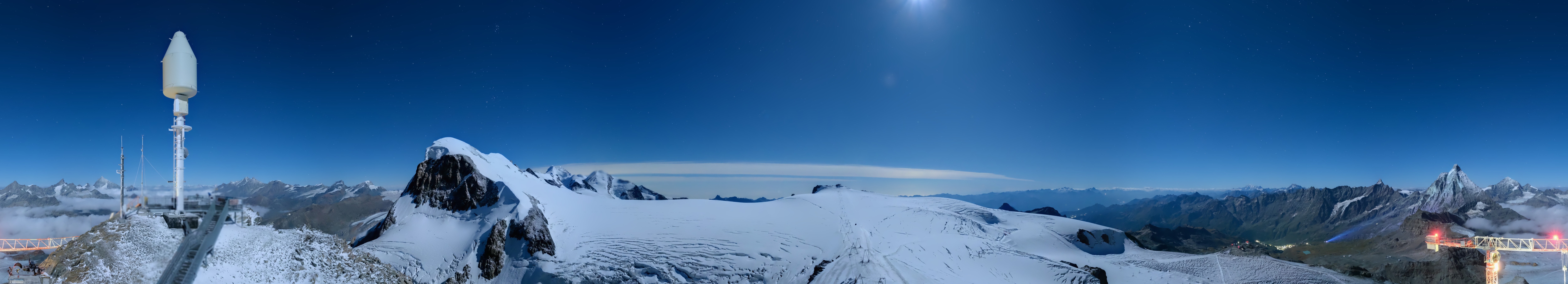 Archiv Foto Webcam Kleinmatterhorn Zermatt