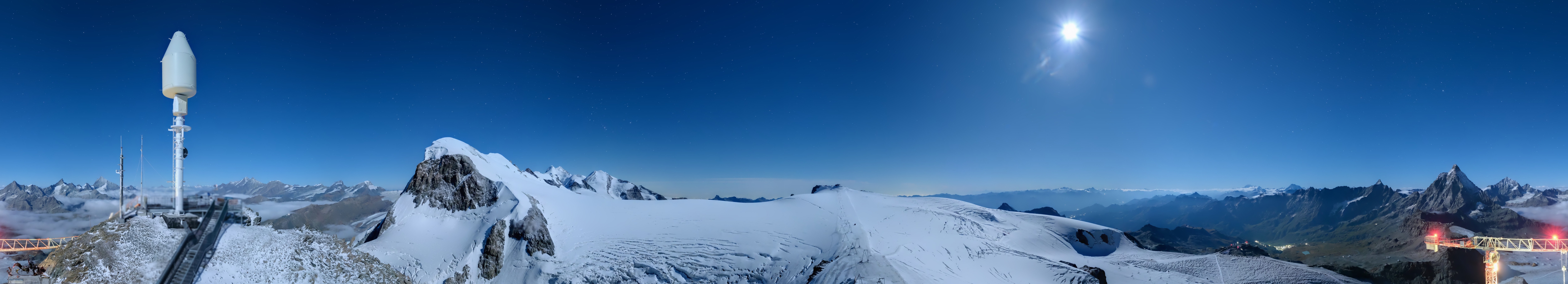Archiv Foto Webcam Kleinmatterhorn Zermatt