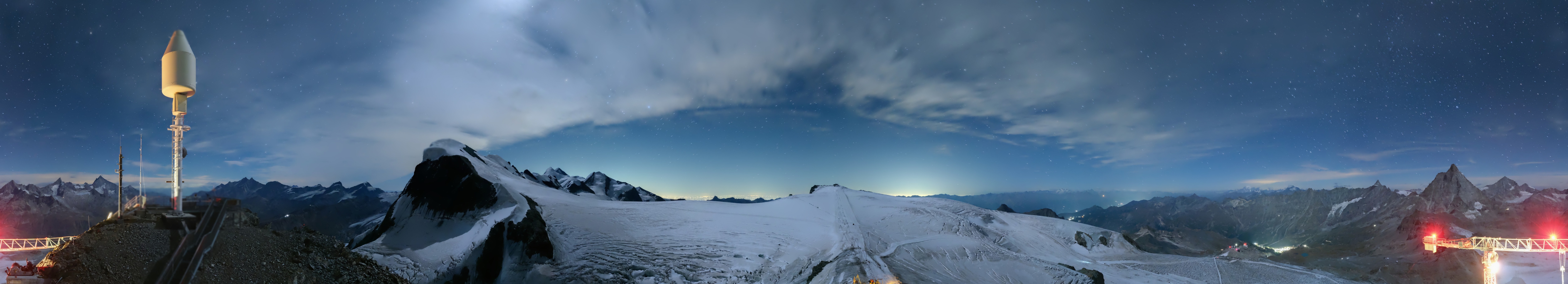 Archiv Foto Webcam Kleinmatterhorn Zermatt