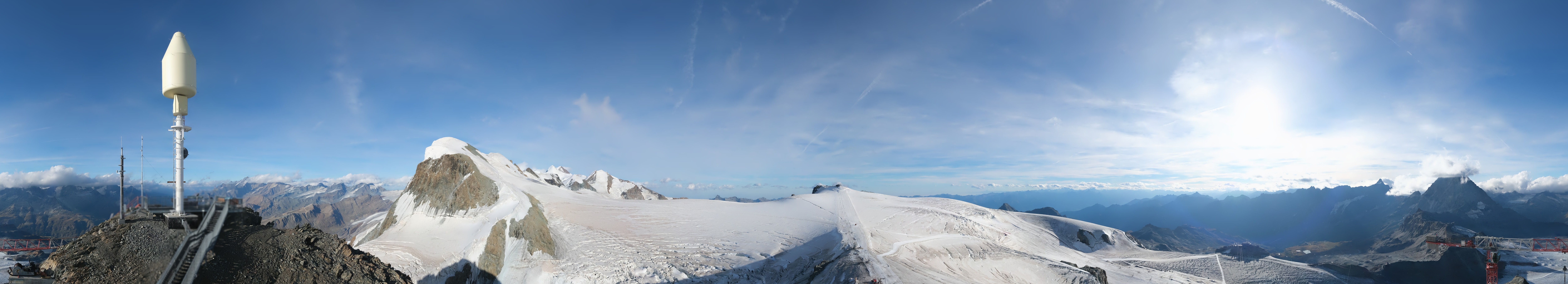 Archiv Foto Webcam Kleinmatterhorn Zermatt