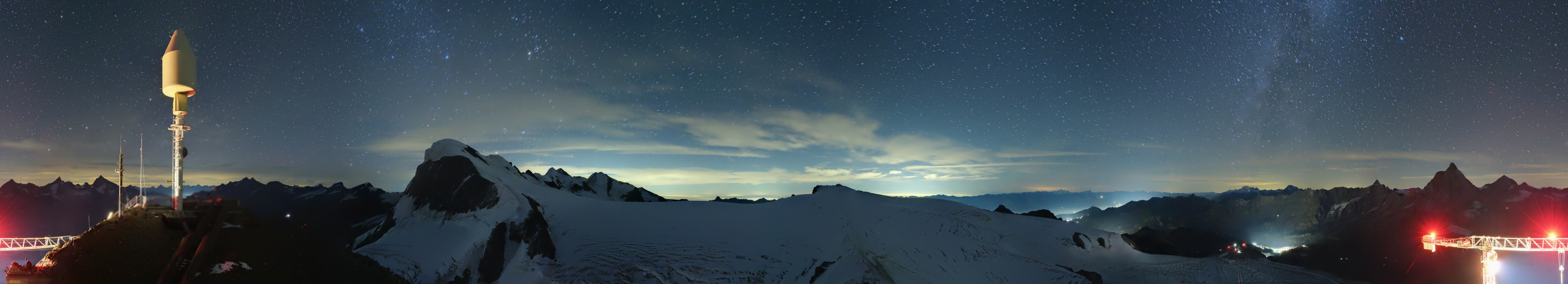 Archived image Webcam Kleinmatterhorn Zermatt