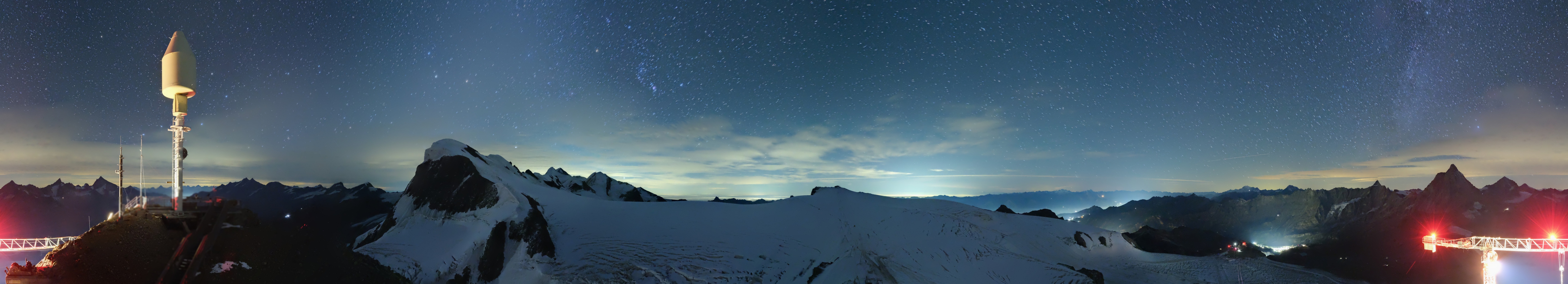 Archived image Webcam Kleinmatterhorn Zermatt