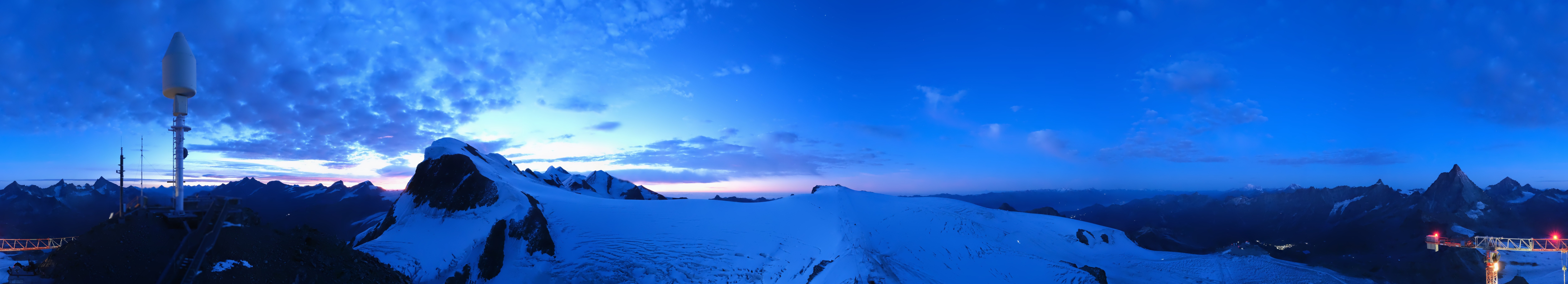 Archived image Webcam Kleinmatterhorn Zermatt