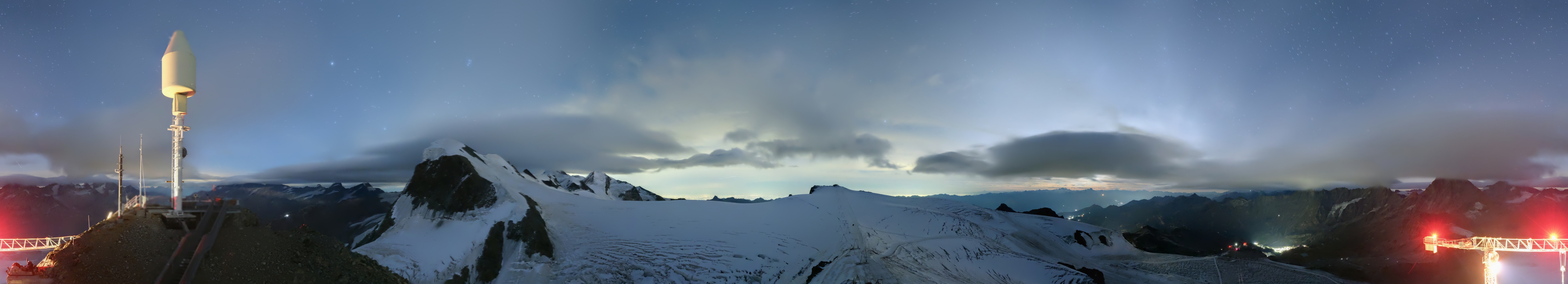 Archiv Foto Webcam Kleinmatterhorn Zermatt