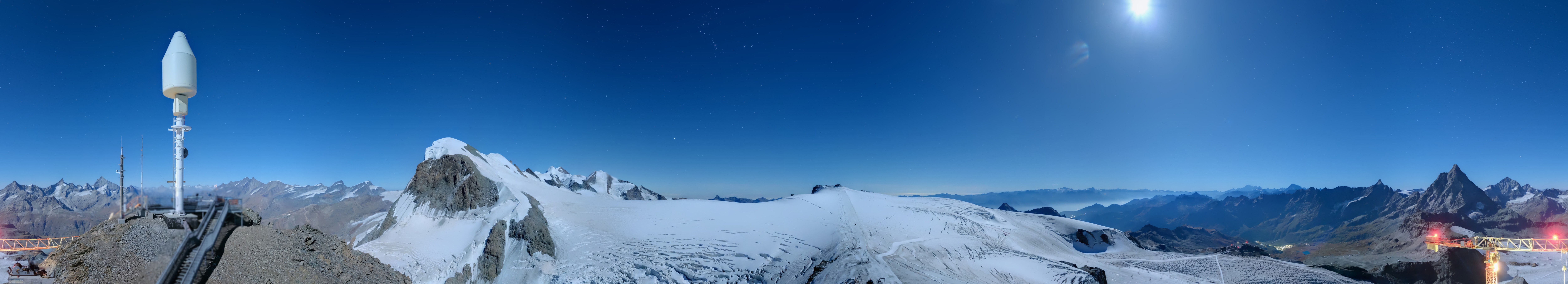 Archiv Foto Webcam Kleinmatterhorn Zermatt