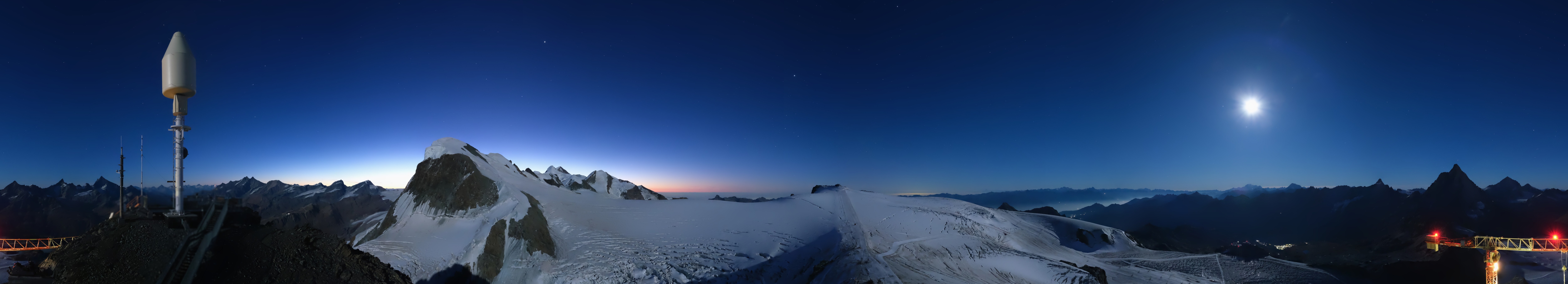 Archiv Foto Webcam Kleinmatterhorn Zermatt
