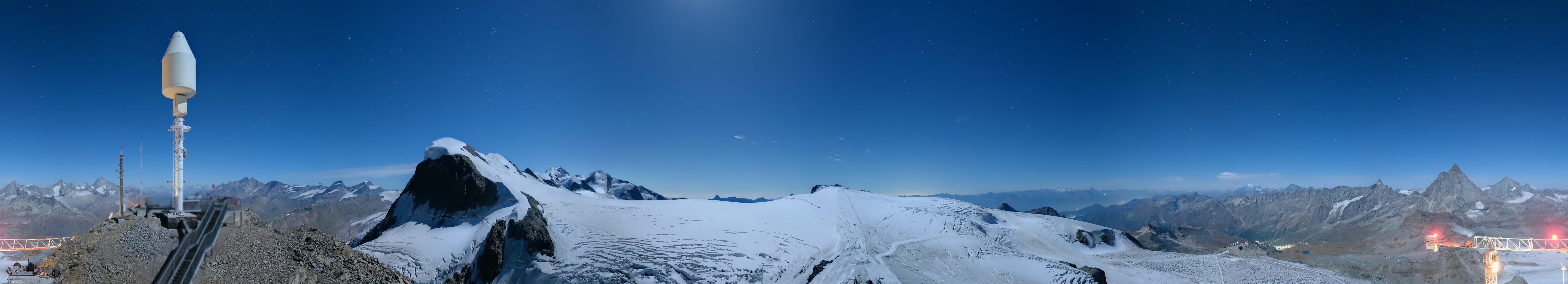 Archiv Foto Webcam Kleinmatterhorn Zermatt