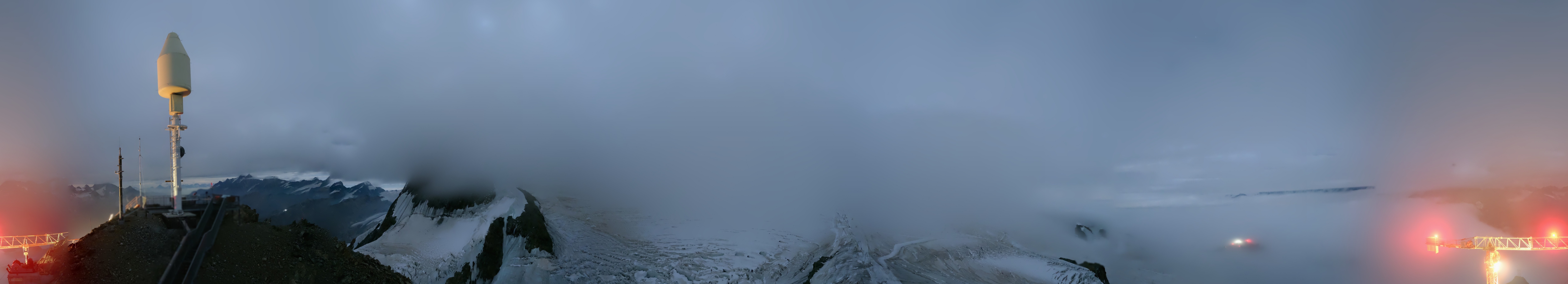 Archived image Webcam Kleinmatterhorn Zermatt