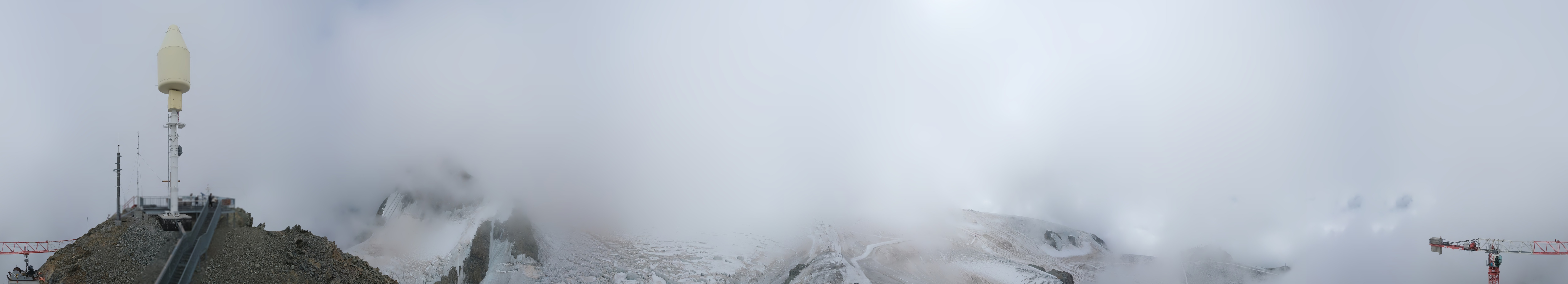 Archived image Webcam Kleinmatterhorn Zermatt