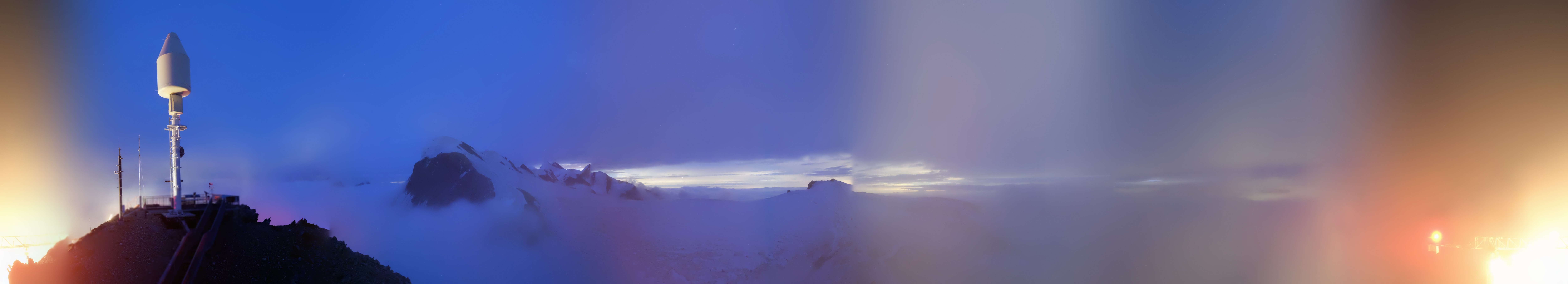 Archiv Foto Webcam Kleinmatterhorn Zermatt