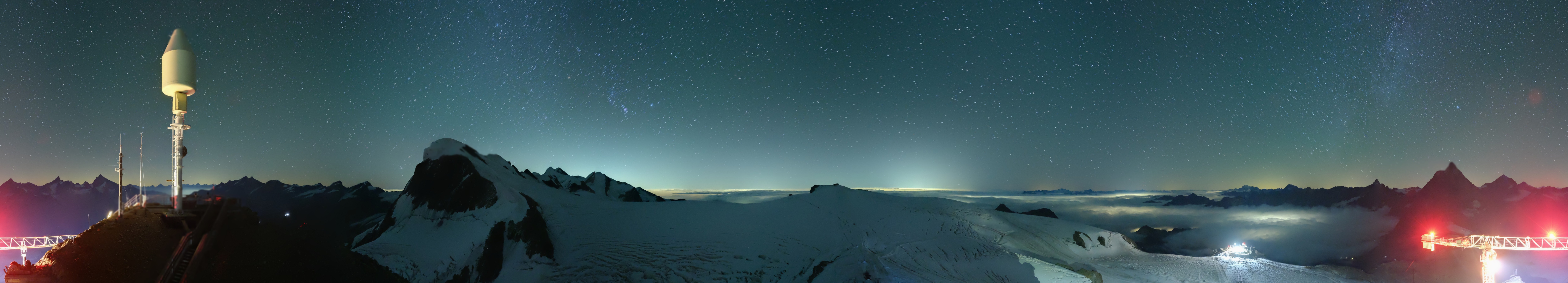 Archived image Webcam Kleinmatterhorn Zermatt