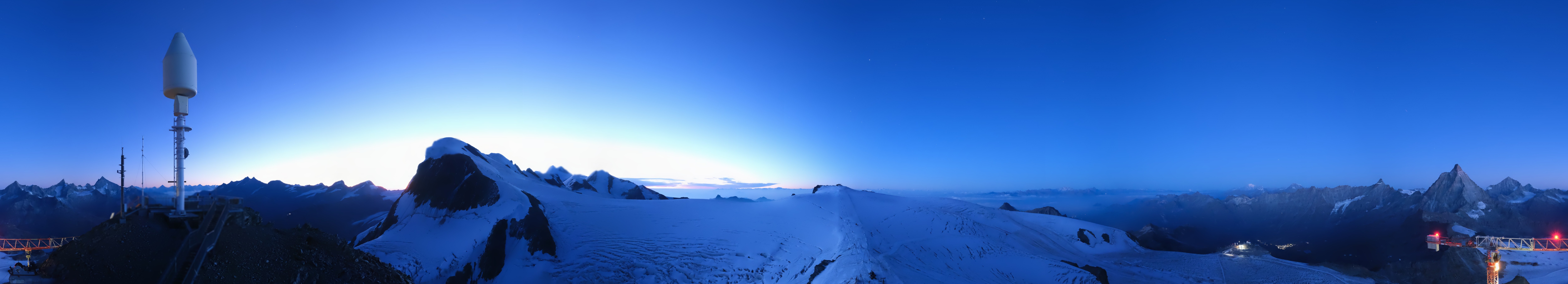 Archived image Webcam Kleinmatterhorn Zermatt